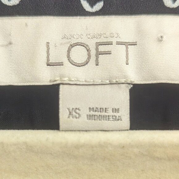 Loft Size XS Black and White Tunic - Picture 2 of 9